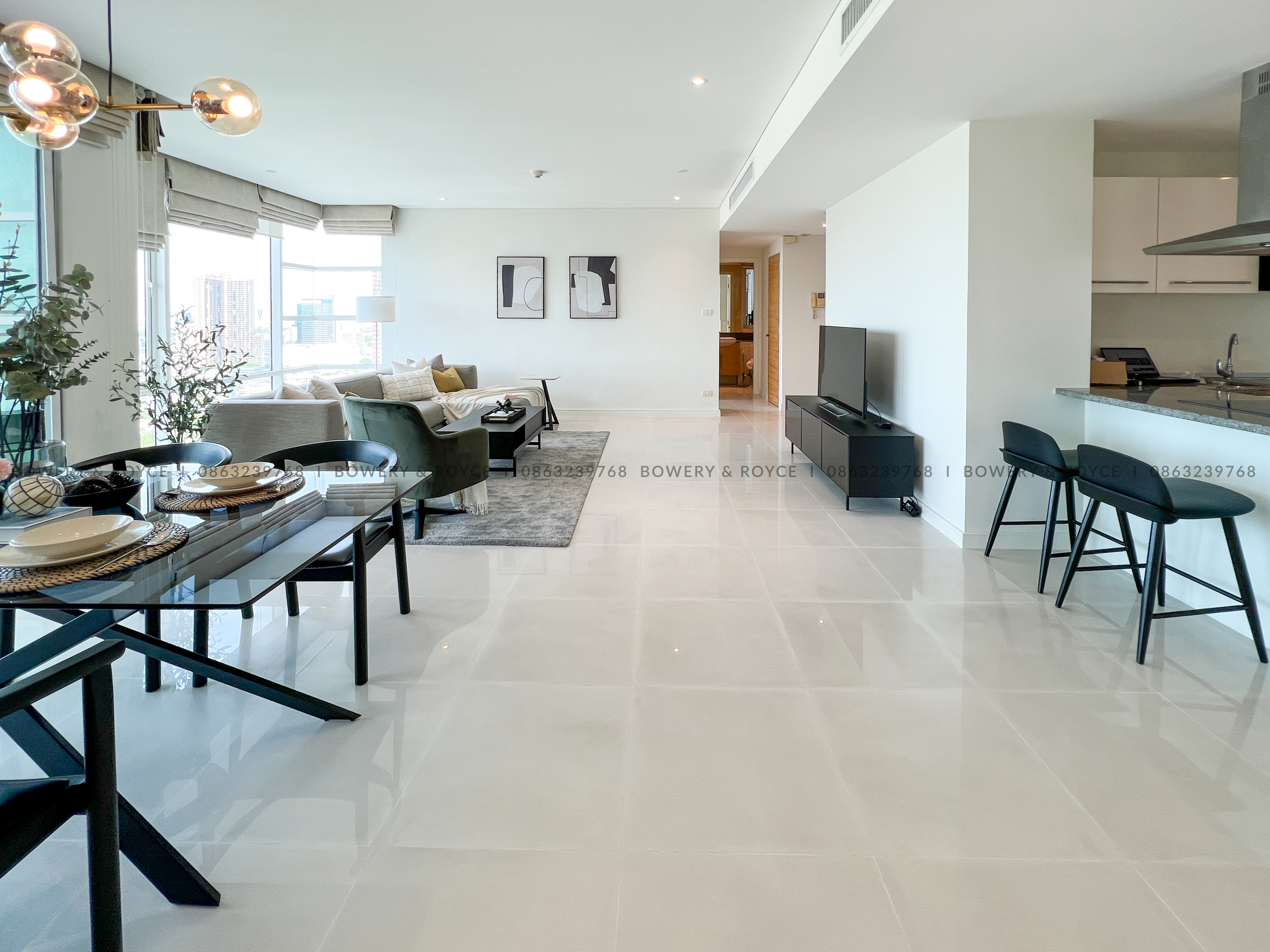 Large Three Bedroom Plus Maid Condo for Rent in Ekkamai