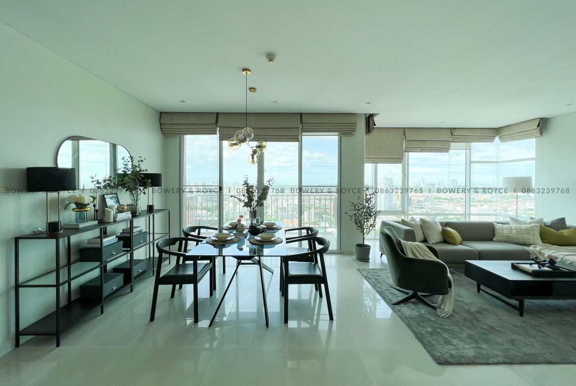 Large Three Bedroom Plus Maid Condo for Rent in Ekkamai