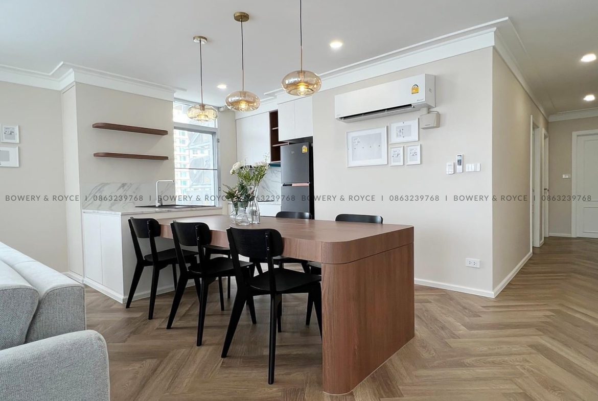 Beautifully Renovated Three Bedroom Condo for Rent in Thong Lor