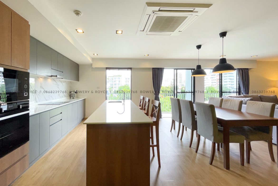 Professional Design Three Bedroom Pet Friendly Apartment for Rent in Thong Lor