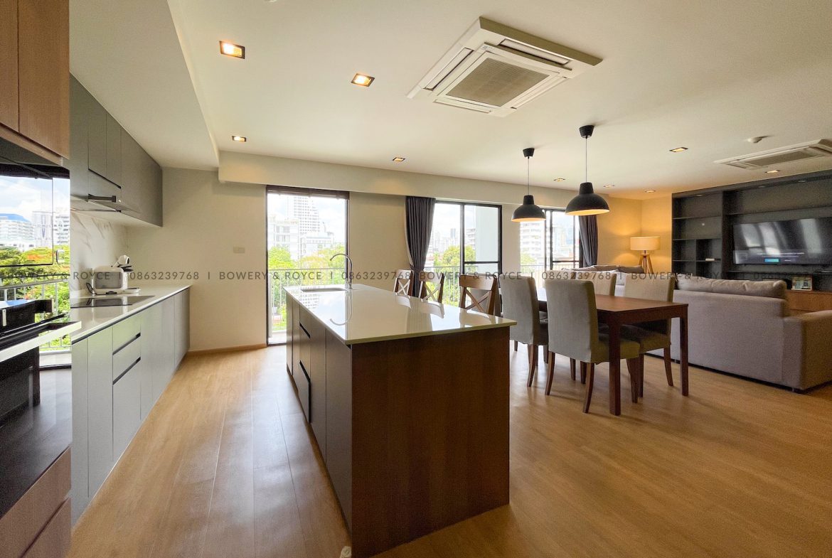 Professional Design Three Bedroom Pet Friendly Apartment for Rent in Thong Lor