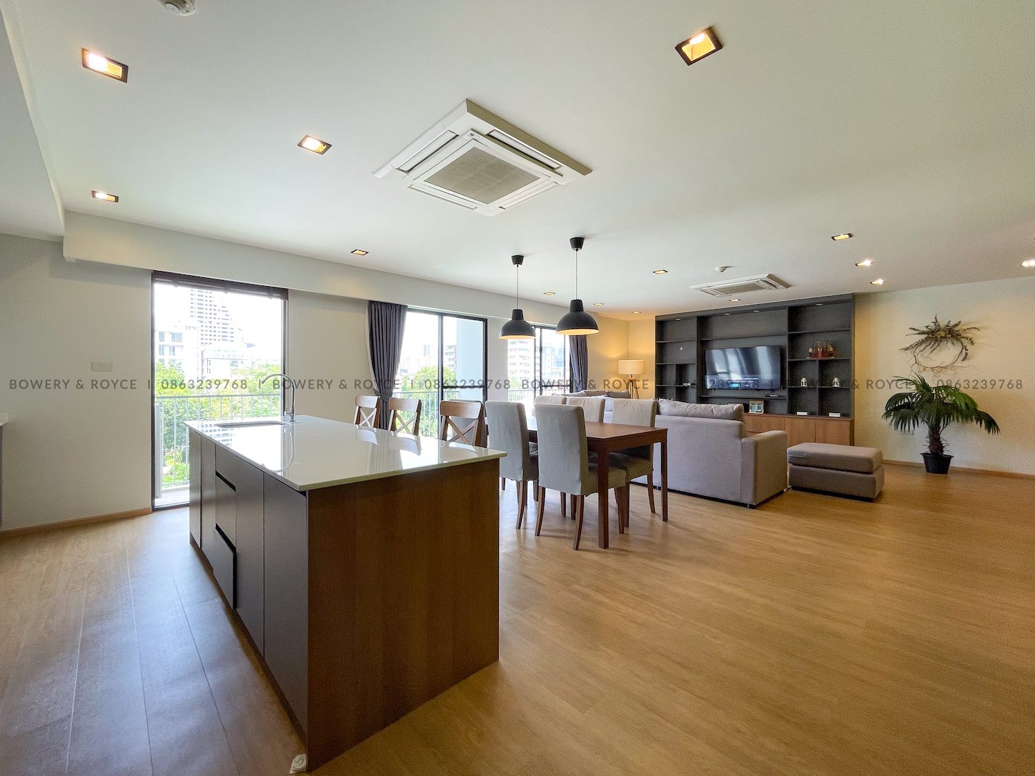 Professional Design Three Bedroom Pet Friendly Apartment for Rent in Thong Lor