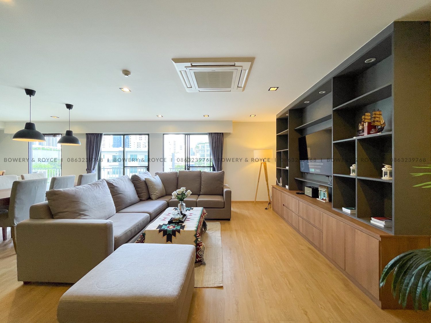 Professional Design Three Bedroom Pet Friendly Apartment for Rent in Thong Lor