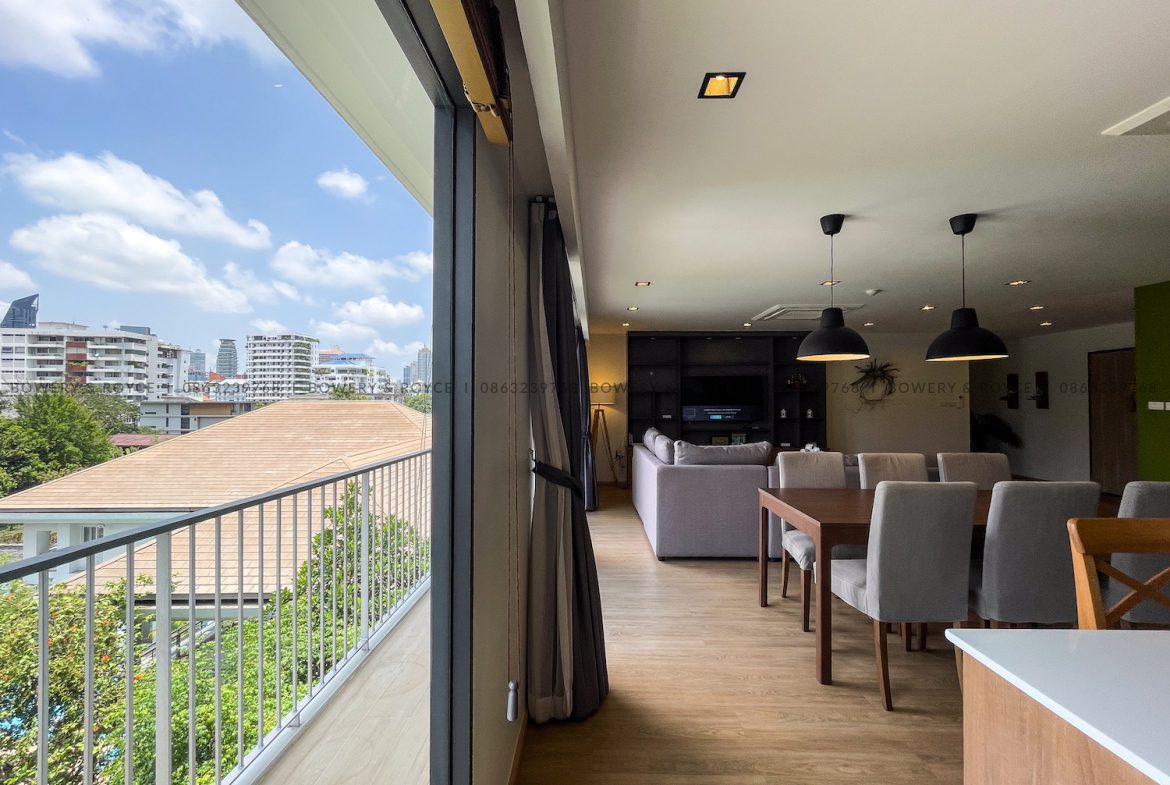 Professional Design Three Bedroom Pet Friendly Apartment for Rent in Thong Lor
