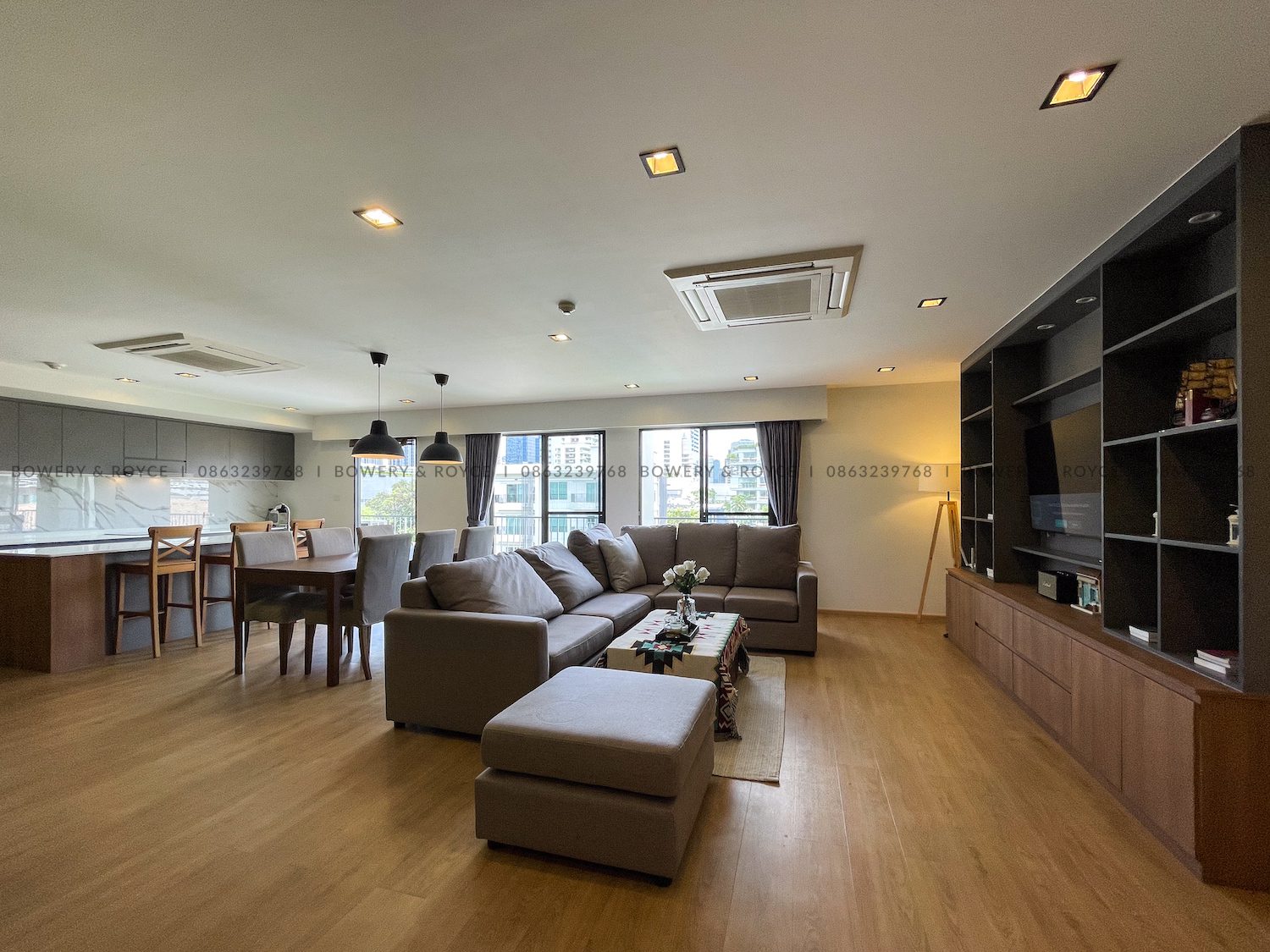 Professional Design Three Bedroom Pet Friendly Apartment for Rent in Thong Lor