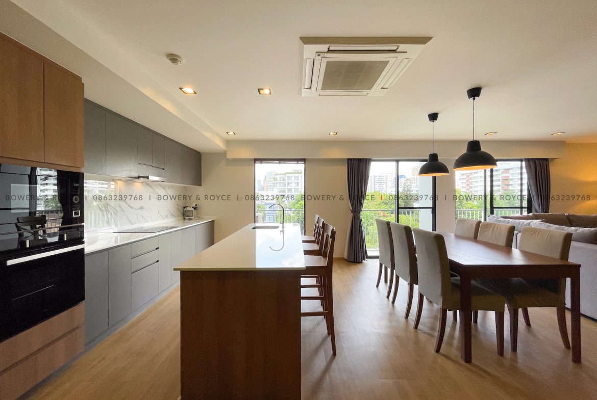 Professional Design Three Bedroom Pet Friendly Apartment for Rent in Thong Lor