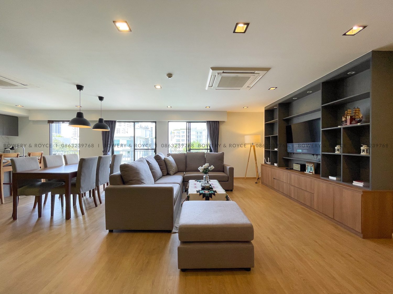 Professional Design Three Bedroom Pet Friendly Apartment for Rent in Thong Lor