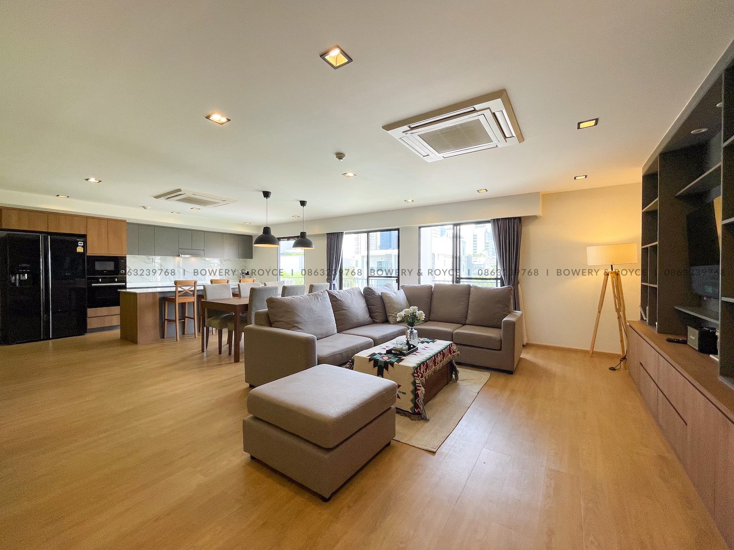 Professional Design Three Bedroom Pet Friendly Apartment for Rent in Thong Lor