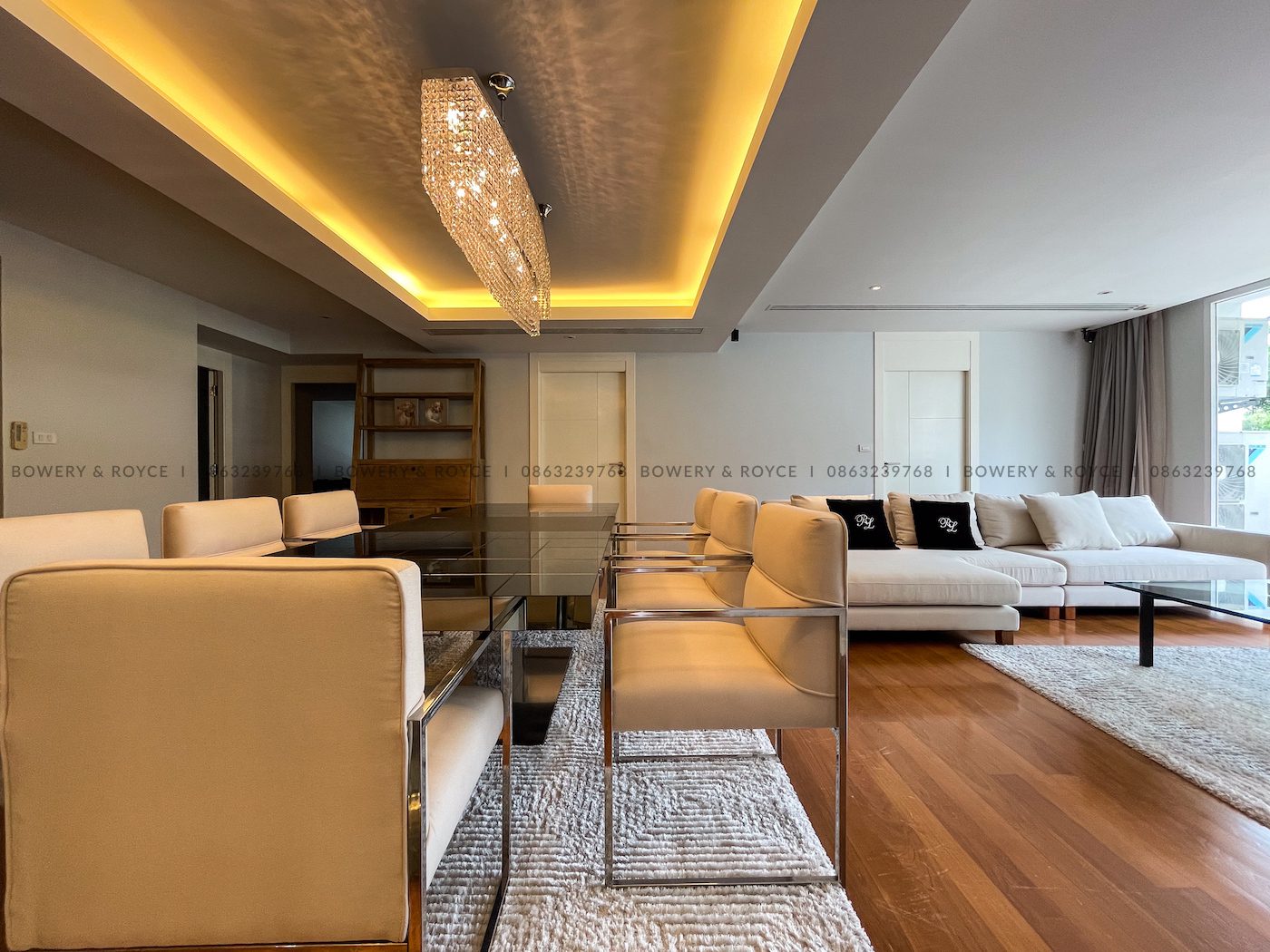 Spacious and Modern Three Bedroom Condo for Rent in Thong Lor