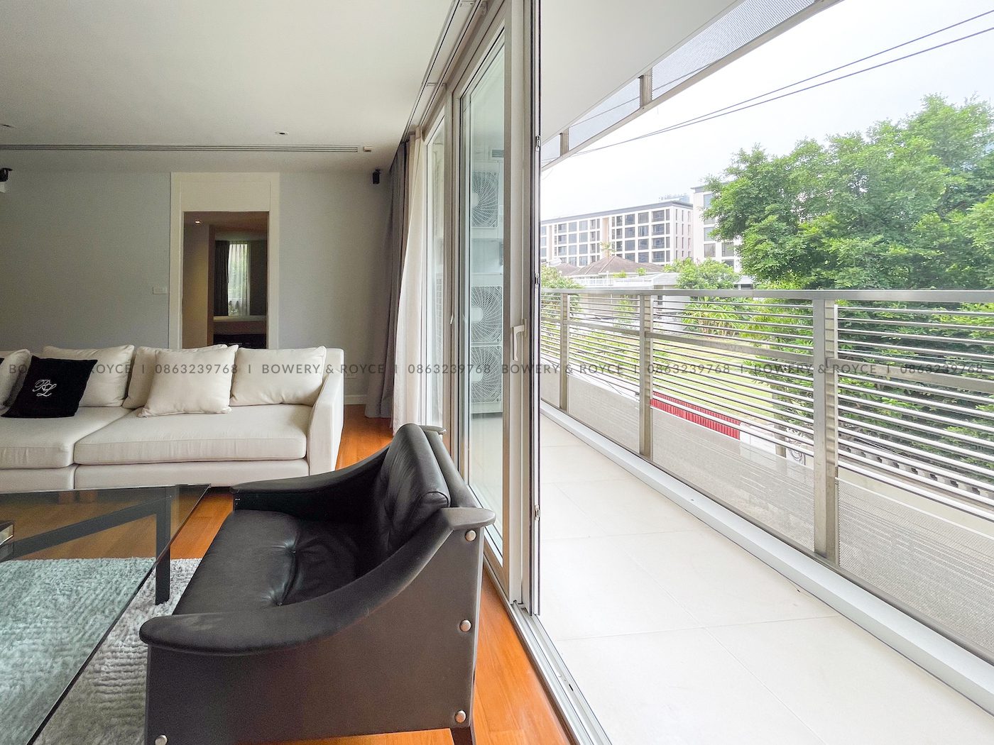Spacious and Modern Three Bedroom Condo for Rent in Thong Lor