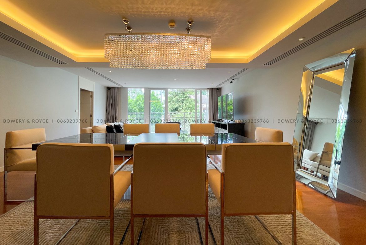 Spacious and Modern Three Bedroom Condo for Rent in Thong Lor