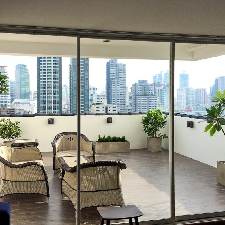 Large Terrace Three Bedroom Condo for Rent in Phrom Phong