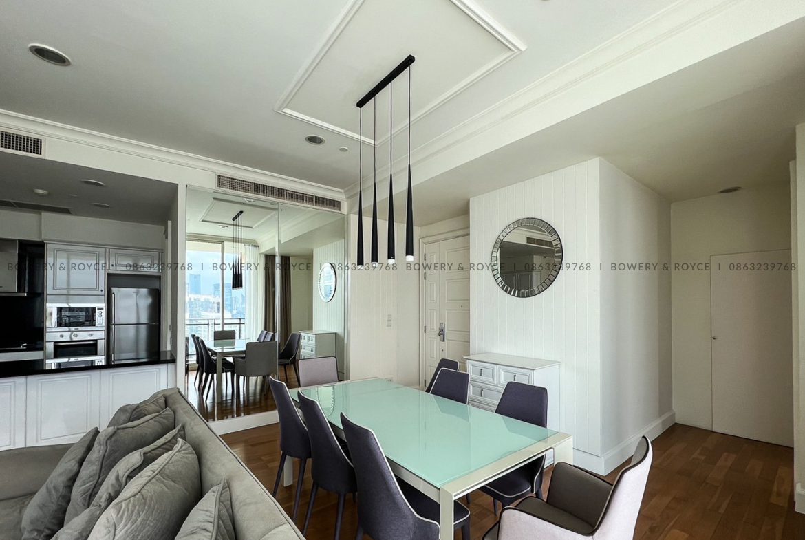 West Facing Three Bedroom Condo for Sale with Tenant in Phrom Phong