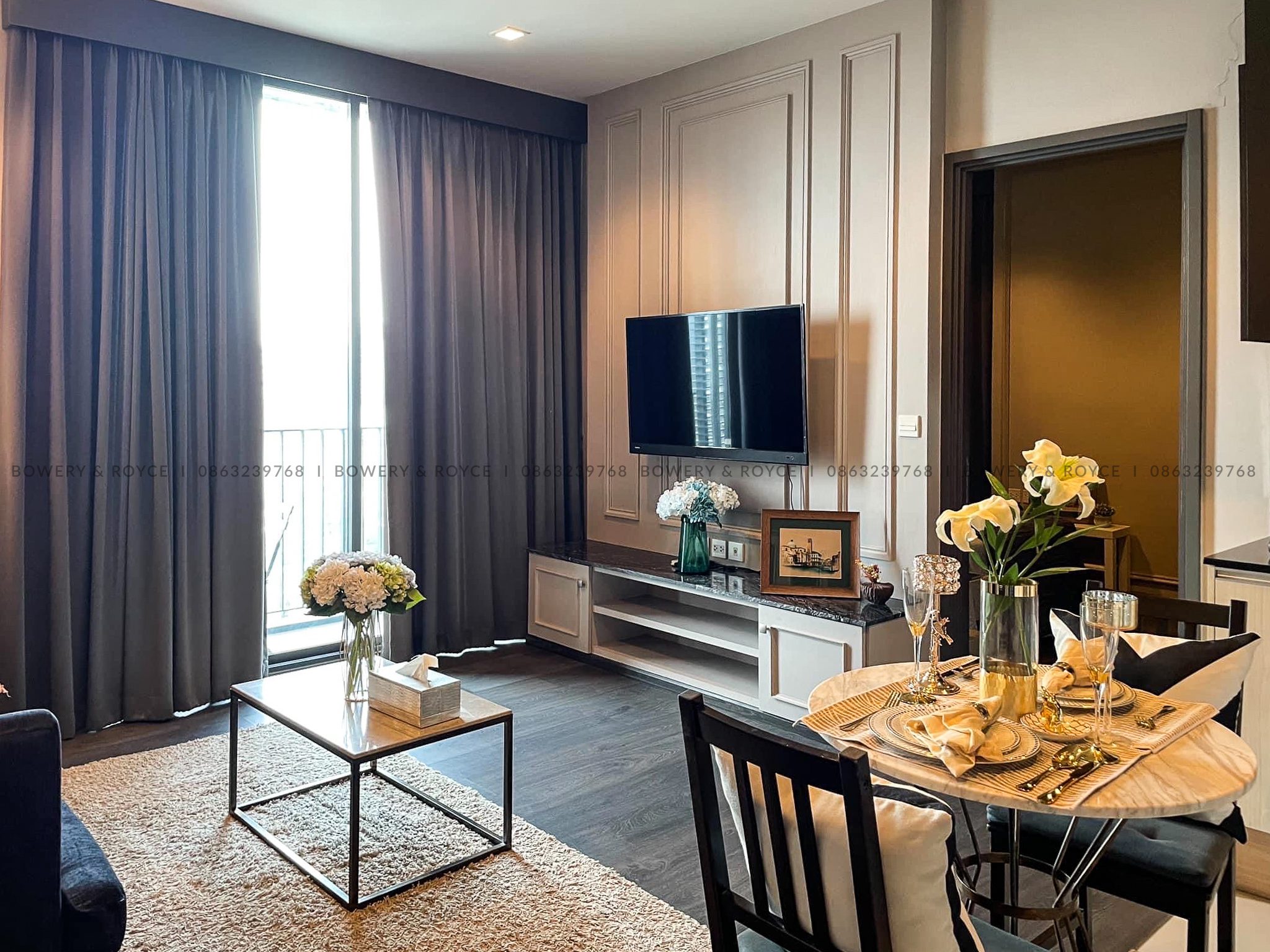 Modern Luxury One Bedroom Condo for Rent in Asoke