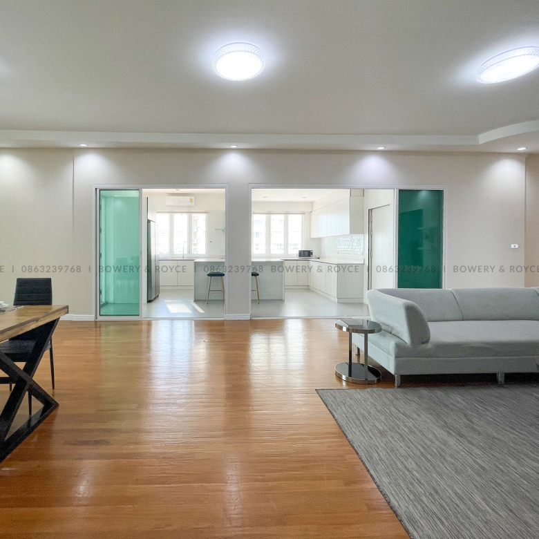 Extra Large Terrace 3 Bedroom Apartment for Rent in Thong Lor - 350 SQM.