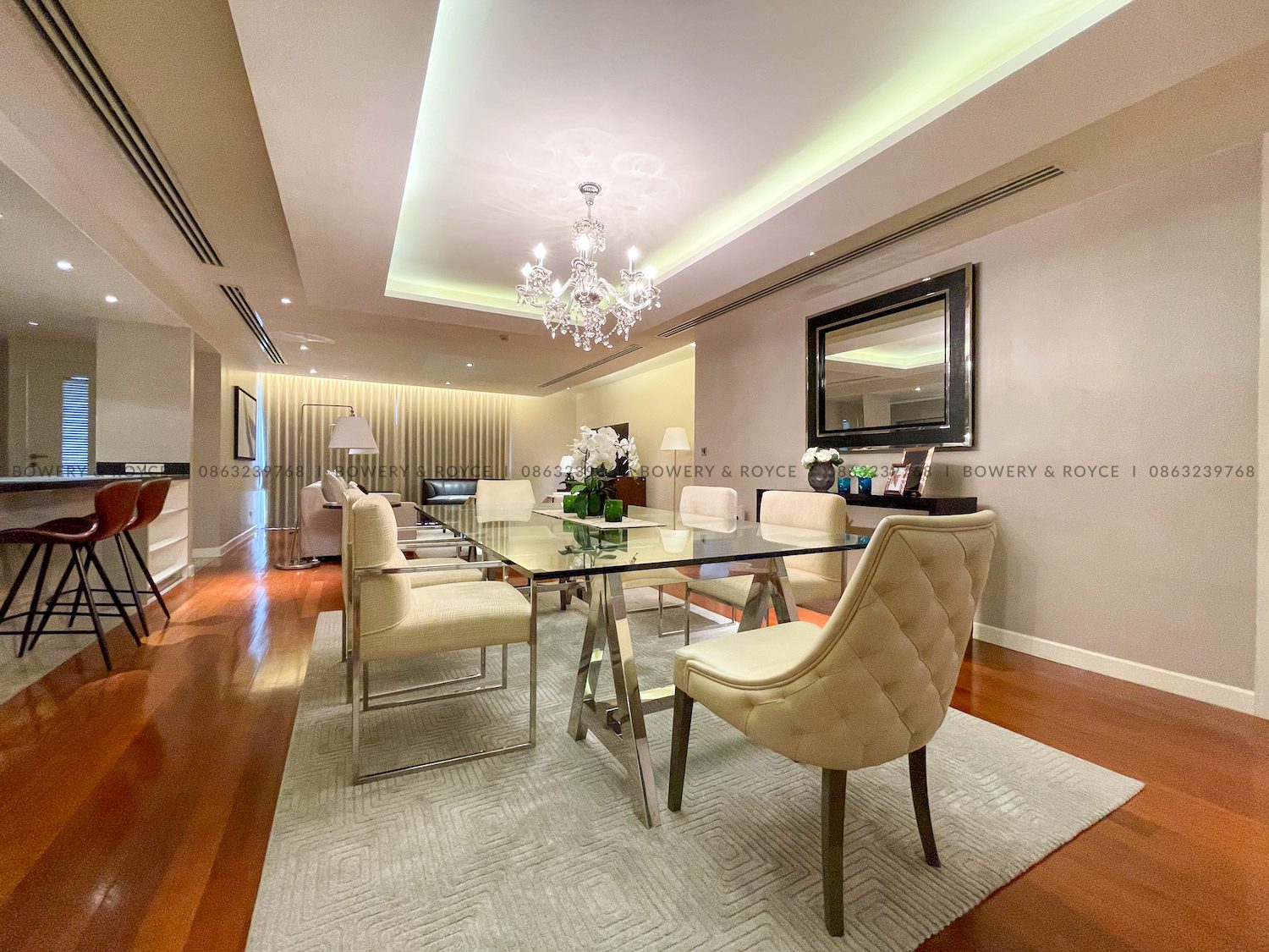 Exquisite Three Bedroom Plus Office Condo for Rent in Thong Lor