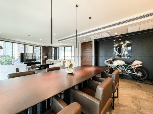 Contemporary Decor Three Bedroom Pet Friendly Condo for Sale in Thong Lor