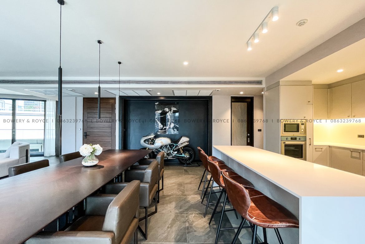 Contemporary Decor Three Bedroom Pet Friendly Condo for Sale in Thong Lor