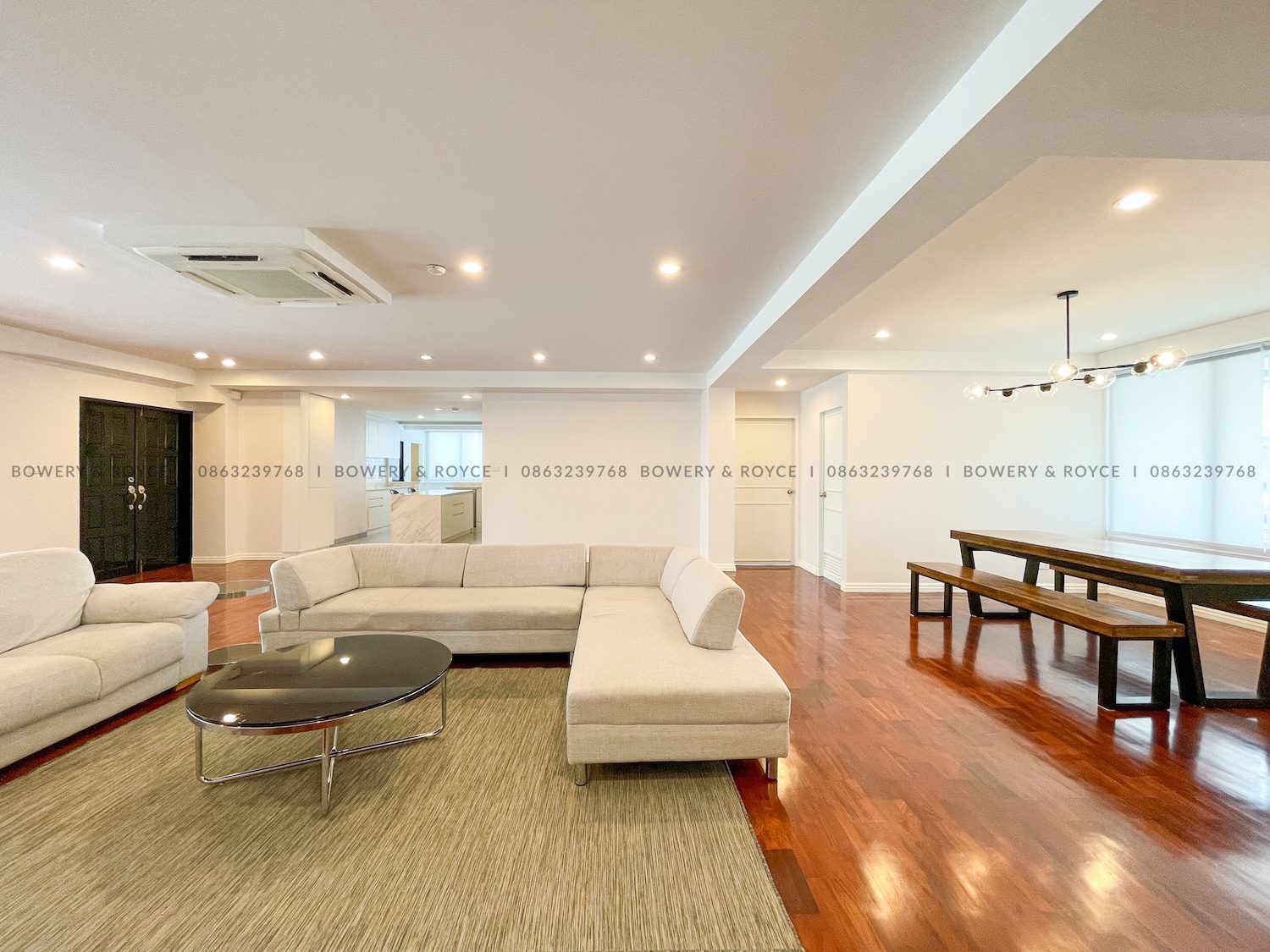 Spacious Four Bedroom Plus Office Pet Friendly Condo for Rent in Thong Lor