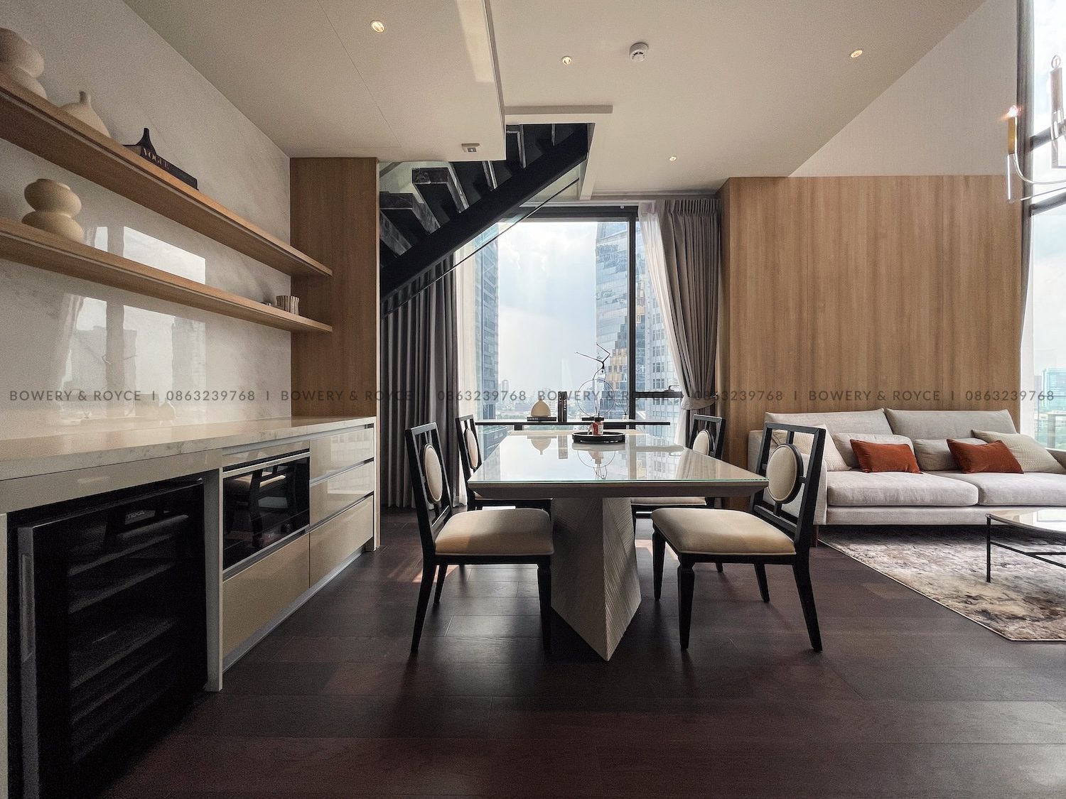 Contemporary Two Bedroom Duplex for Rent & for Sale in Thong Lor