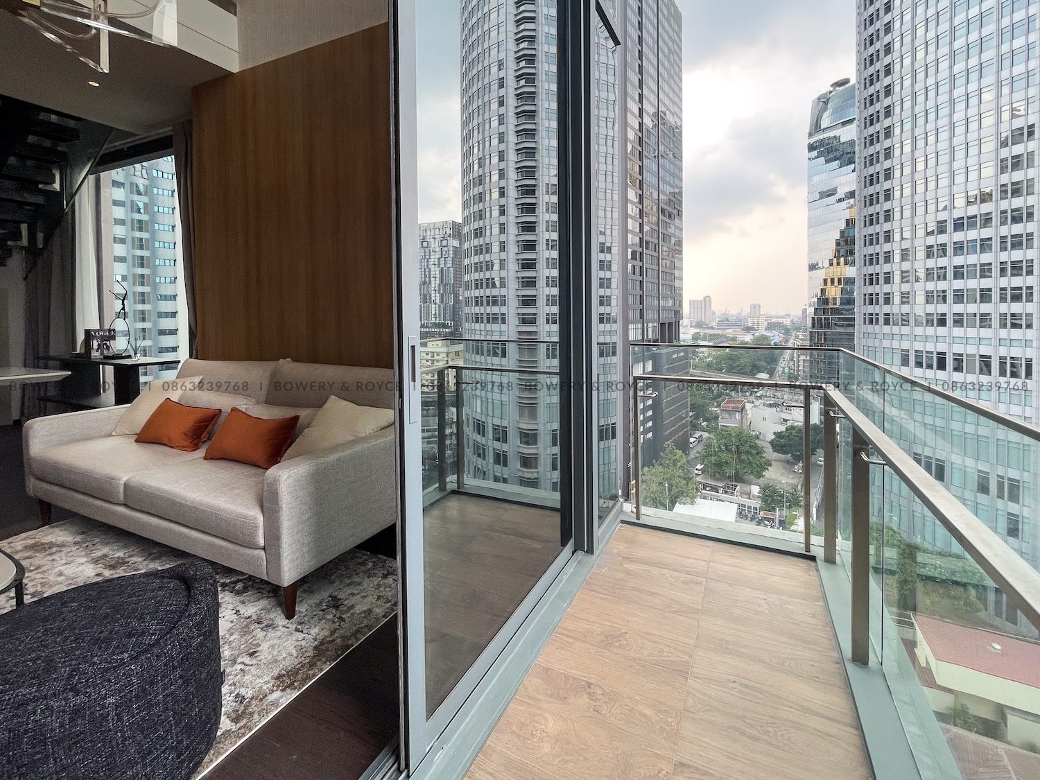 Contemporary Two Bedroom Duplex for Rent & for Sale in Thong Lor