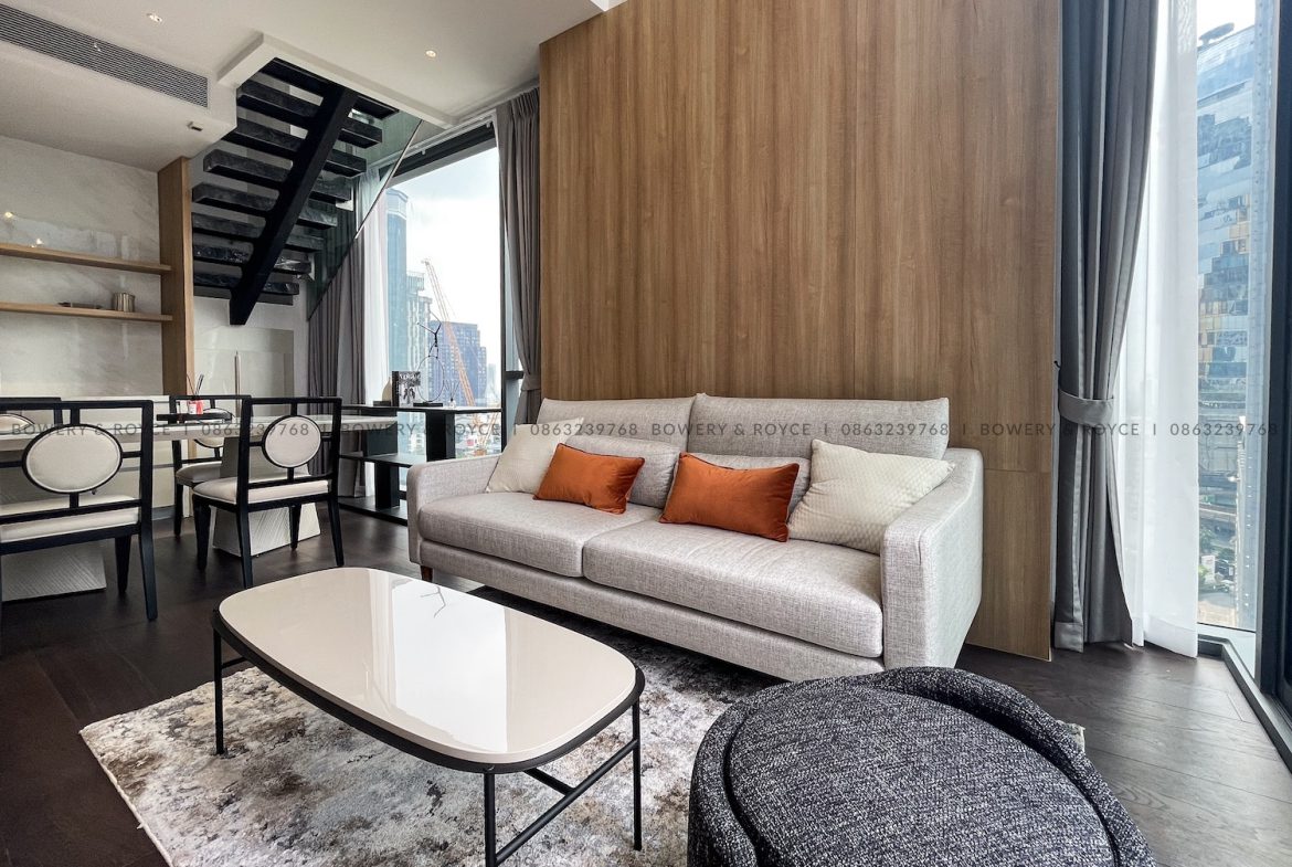 Contemporary Two Bedroom Duplex for Rent & for Sale in Thong Lor