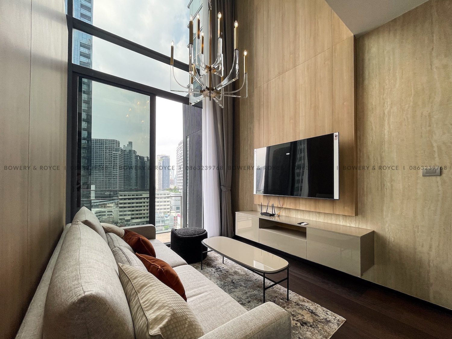 Contemporary Two Bedroom Duplex for Rent & for Sale in Thong Lor