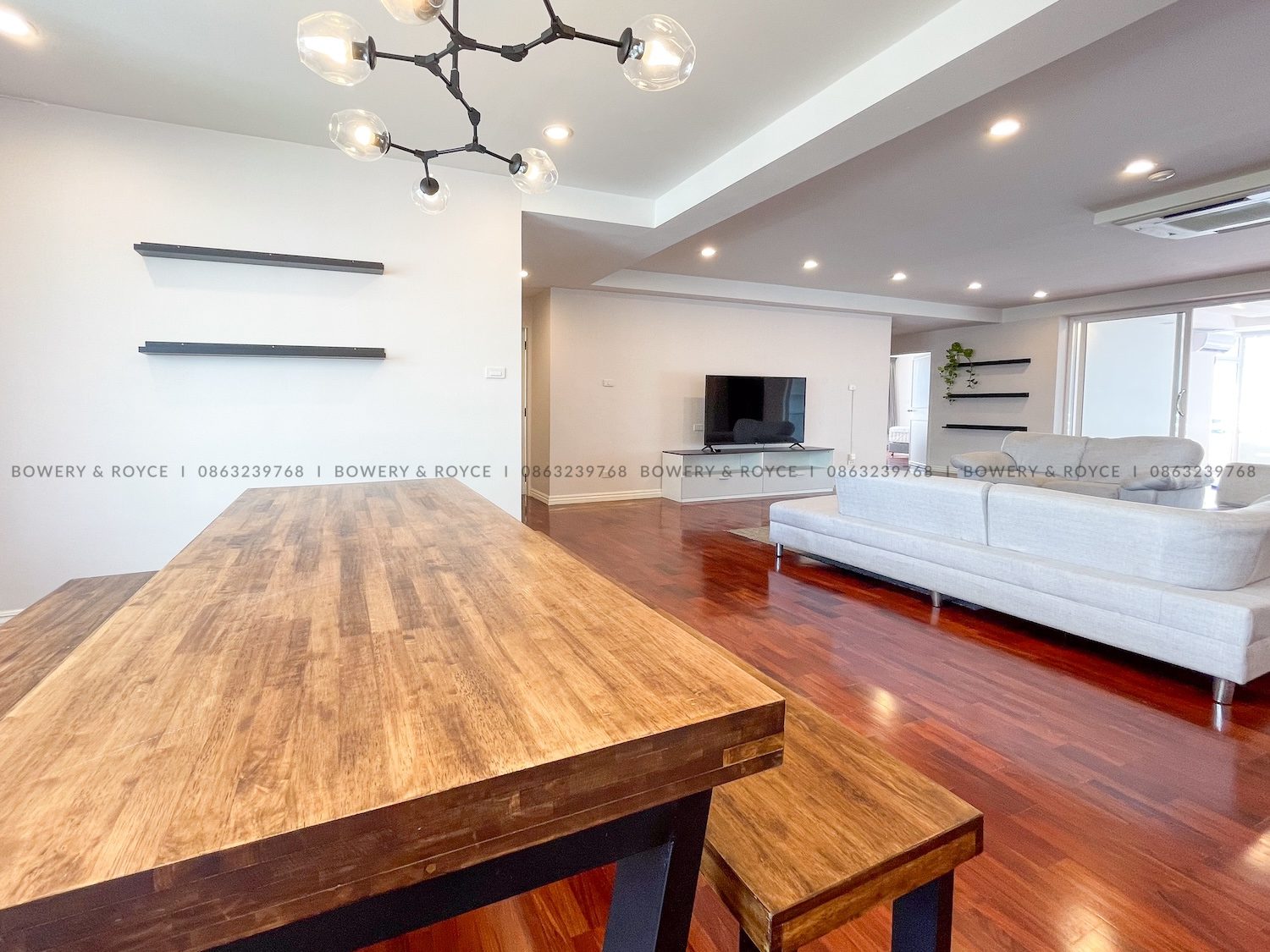 Spacious Four Bedroom Plus Office Pet Friendly Condo for Rent in Thong Lor