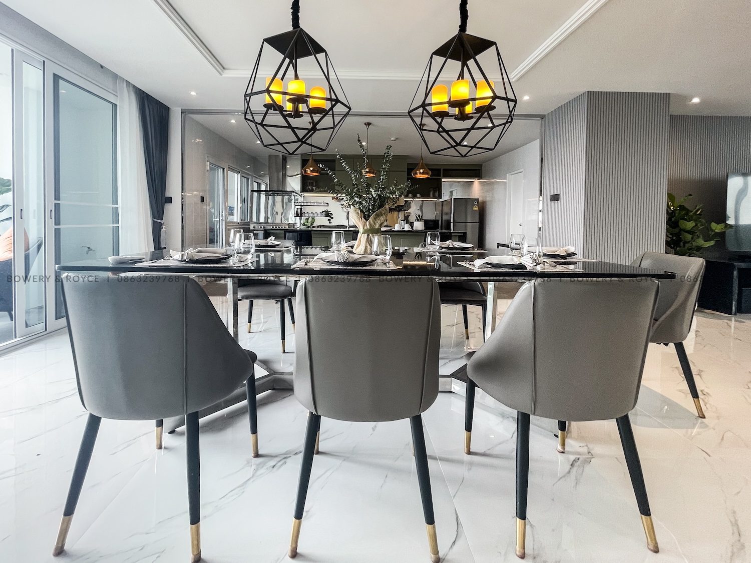 Spacious Modern Design Three Bedroom Condo for Rent in Phrom Phong