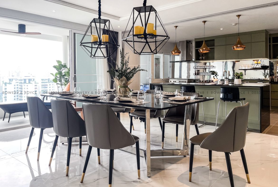 Spacious Modern Design Three Bedroom Condo for Rent in Phrom Phong