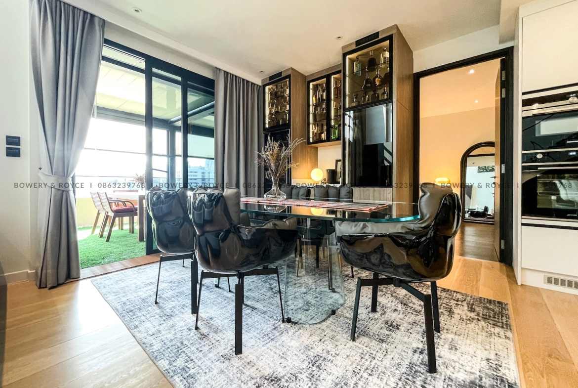 Exquisite Two Bedroom Plus Office Duplex Penthouse for Rent in Thong Lor