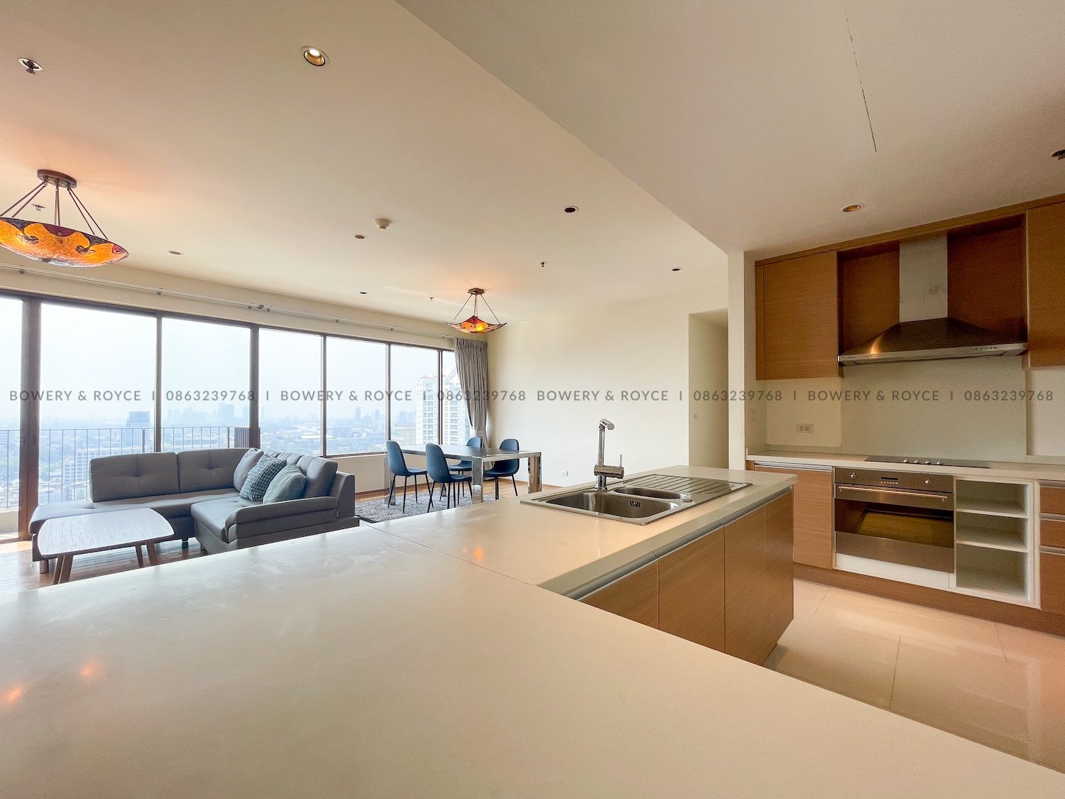 Spacious Three Bedroom Condo for Rent in Phrom Phong by Bowery & Royce