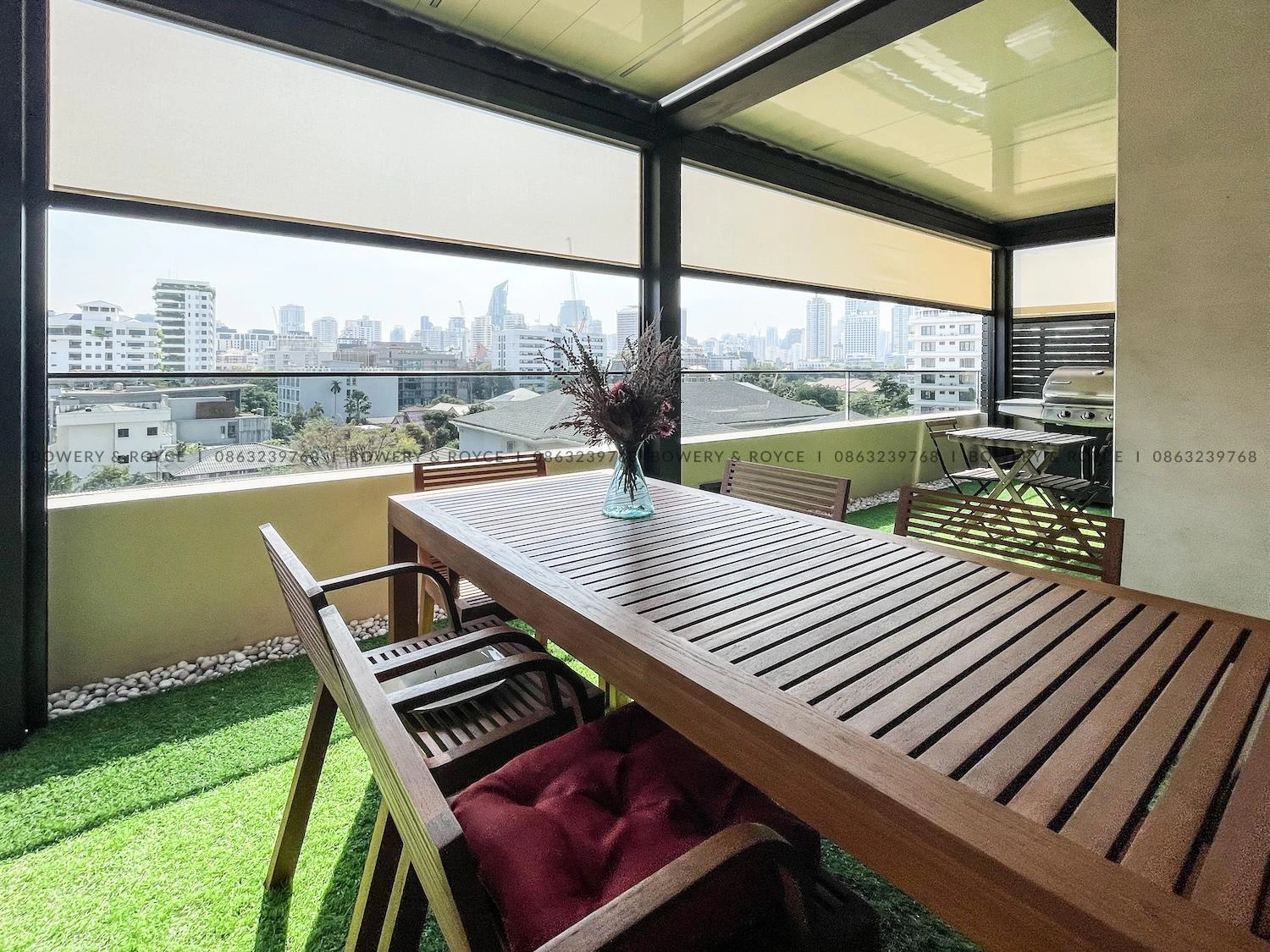 Exquisite Two Bedroom Plus Office Duplex Penthouse for Rent in Thong Lor