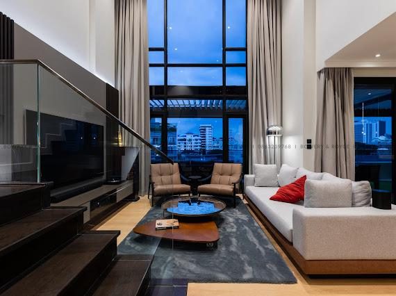 Exquisite Two Bedroom Plus Office Duplex Penthouse for Rent in Thong Lor