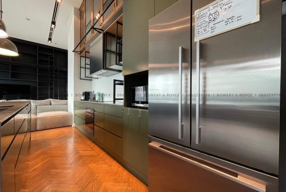 Lofty Style Three Bedroom Condo for Rent in Thong Lor