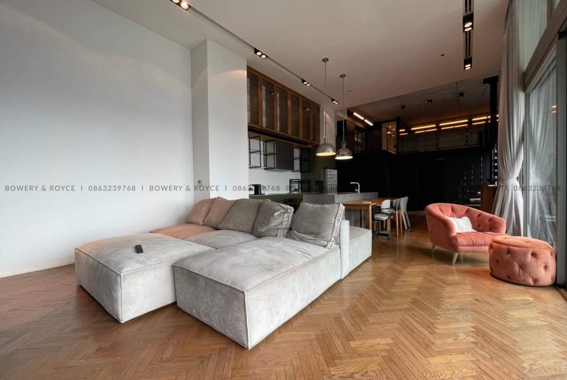 Lofty Style Three Bedroom Condo for Rent in Thong Lor