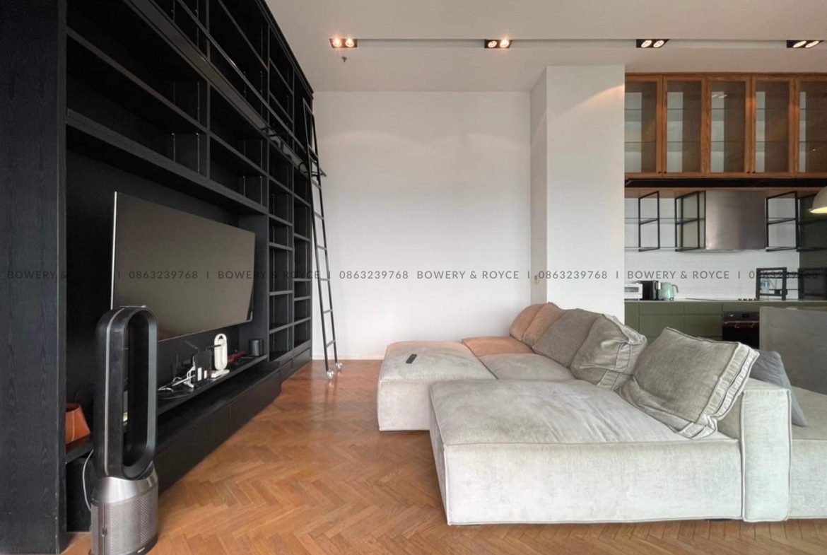 Lofty Style Three Bedroom Condo for Rent in Thong Lor
