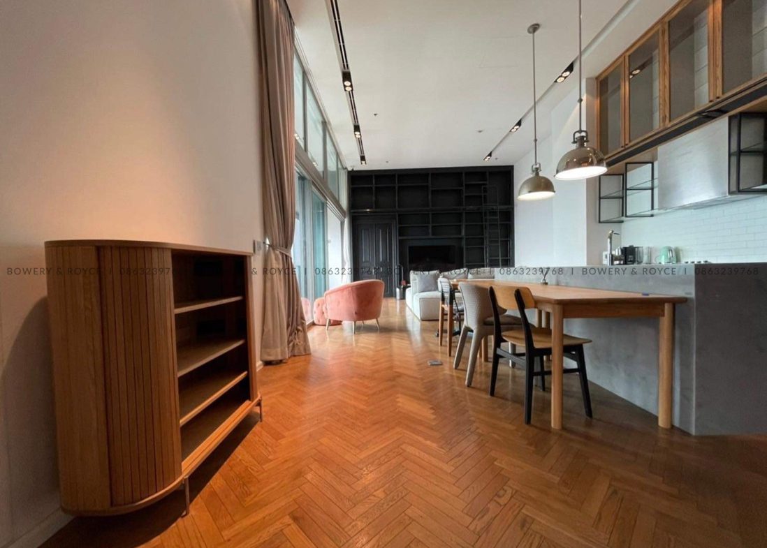 Lofty Style Three Bedroom Condo for Rent in Thong Lor