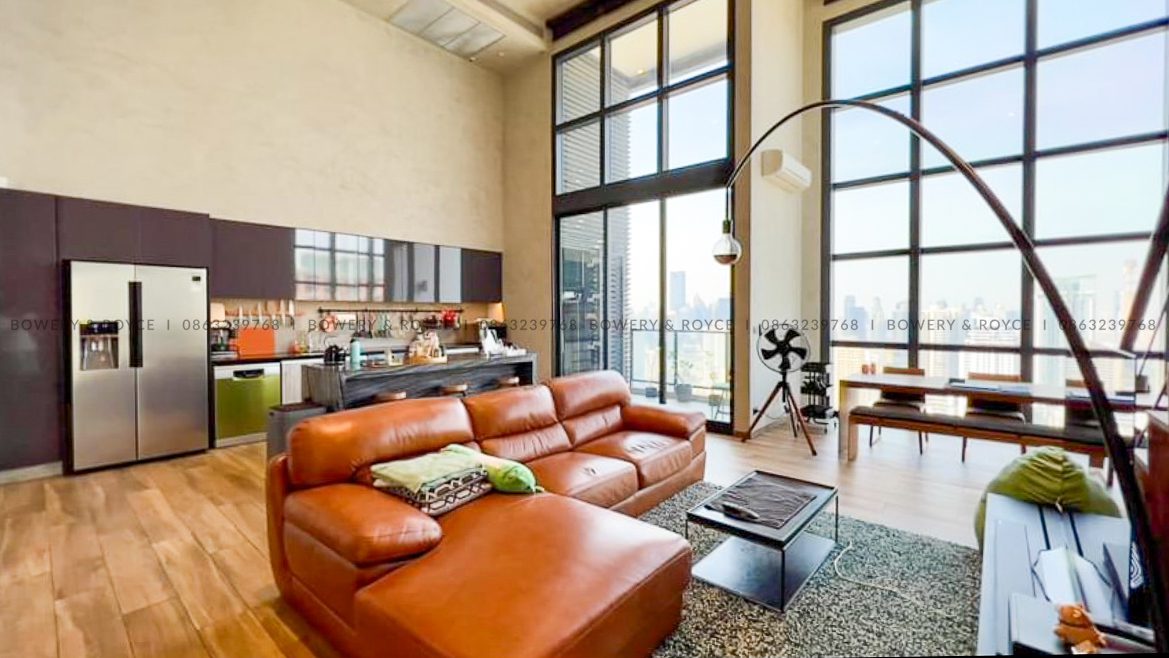 Stunning Two Bedroom New York Loft Style Condo for Sale in Asoke
