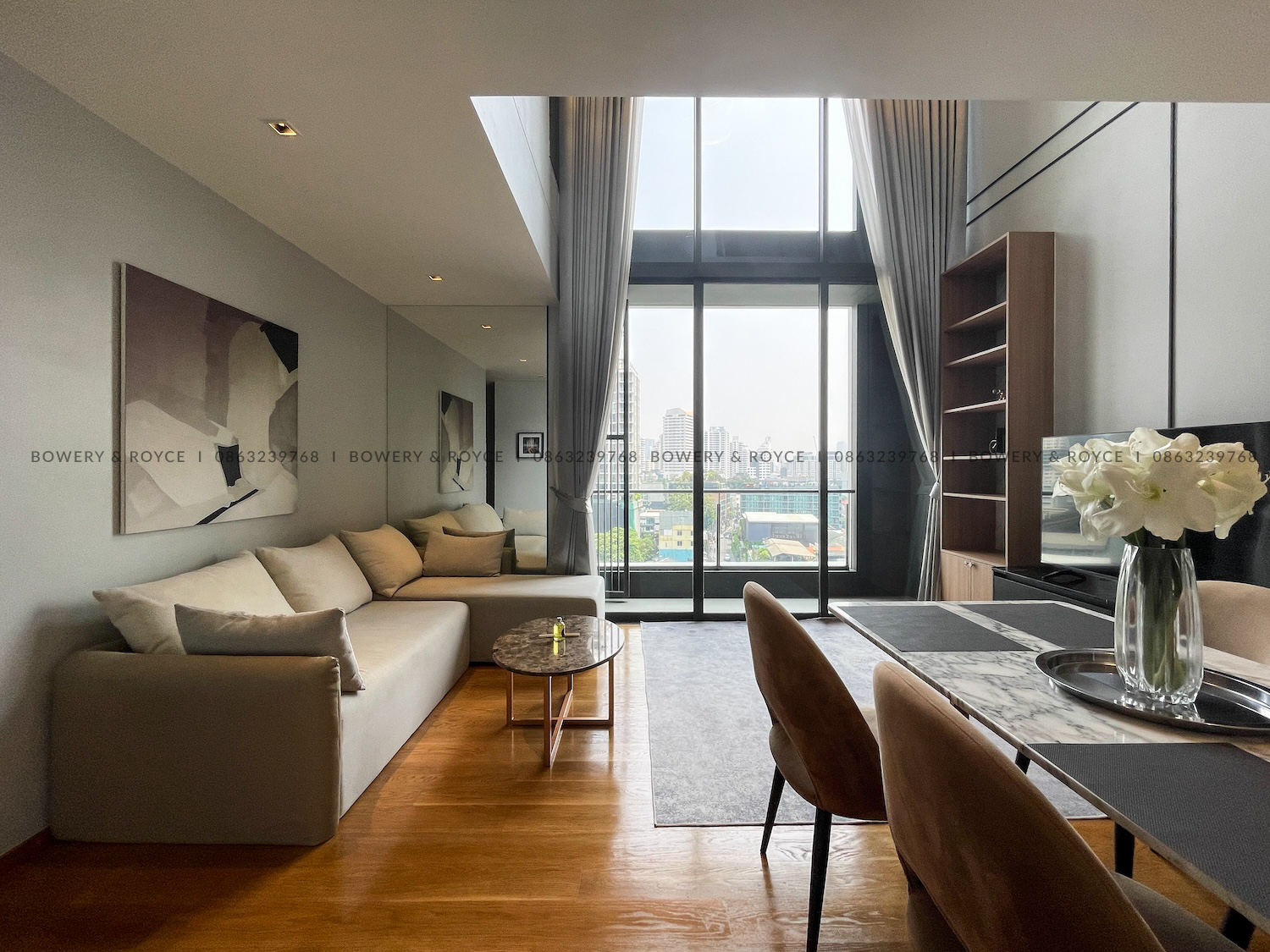 modern-two-bedroom-duplex-for-rent-in-Thong-Lor-3 Beautiful Two Bedroom Duplex for Rent at Beatniq Thong Lor