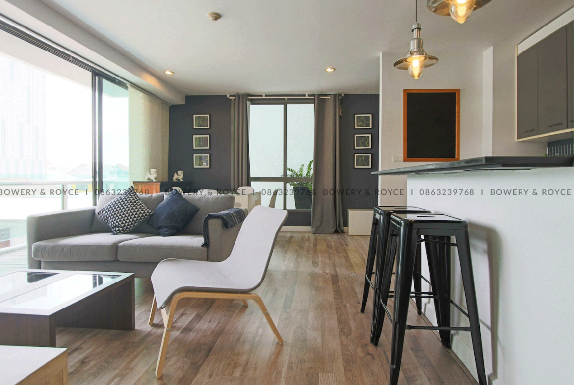 Two-Bedroom Condo for Rent and Sale in Sukhumvit 65, Pet-Friendly, Near Ekkamai BTS