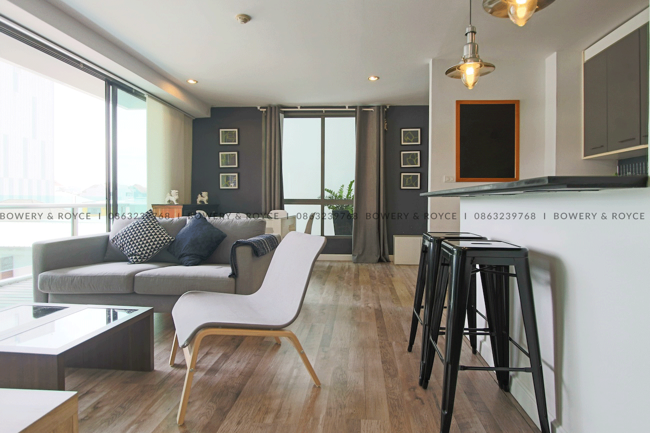 Two-Bedroom Condo for Rent and Sale in Sukhumvit 65, Pet-Friendly, Near Ekkamai BTS