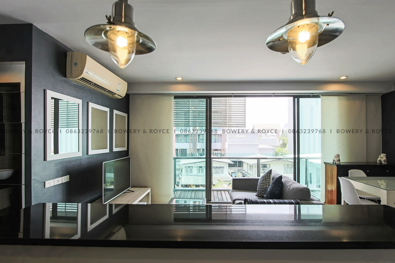 Two-Bedroom Condo for Rent and Sale in Sukhumvit 65, Pet-Friendly, Near Ekkamai BTS