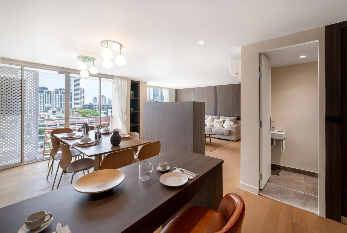 Modern 2-Bedroom Apartment for Rent in Sukhumvit 49 Thong Lor BTS