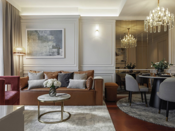 Ultra-luxury 2-bedroom condo for sale and rent at Khun by Yoo Thonglor 12. Fully furnished, newly decorated, 82 sqm with premium amenities, smart home features, and stunning east-facing city views.