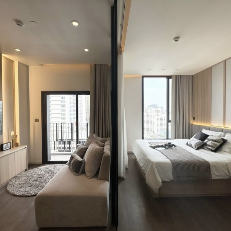 Newly renovated 1-bedroom condo for rent at MUNIQ Sukhumvit 23. Only 200m from MRT Sukhumvit & BTS Asoke. Fully furnished, unblocked view, pet friendly (cats allowed). Ready to move in now.