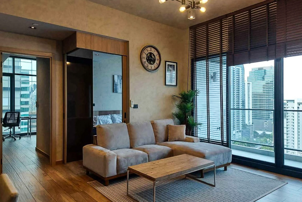 Modern Two Bedroom Condo for Rent at the Lofts Asoke