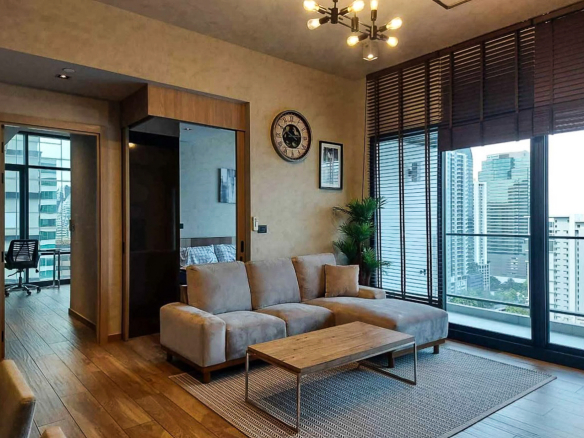 Modern Two Bedroom Condo for Rent at the Lofts Asoke