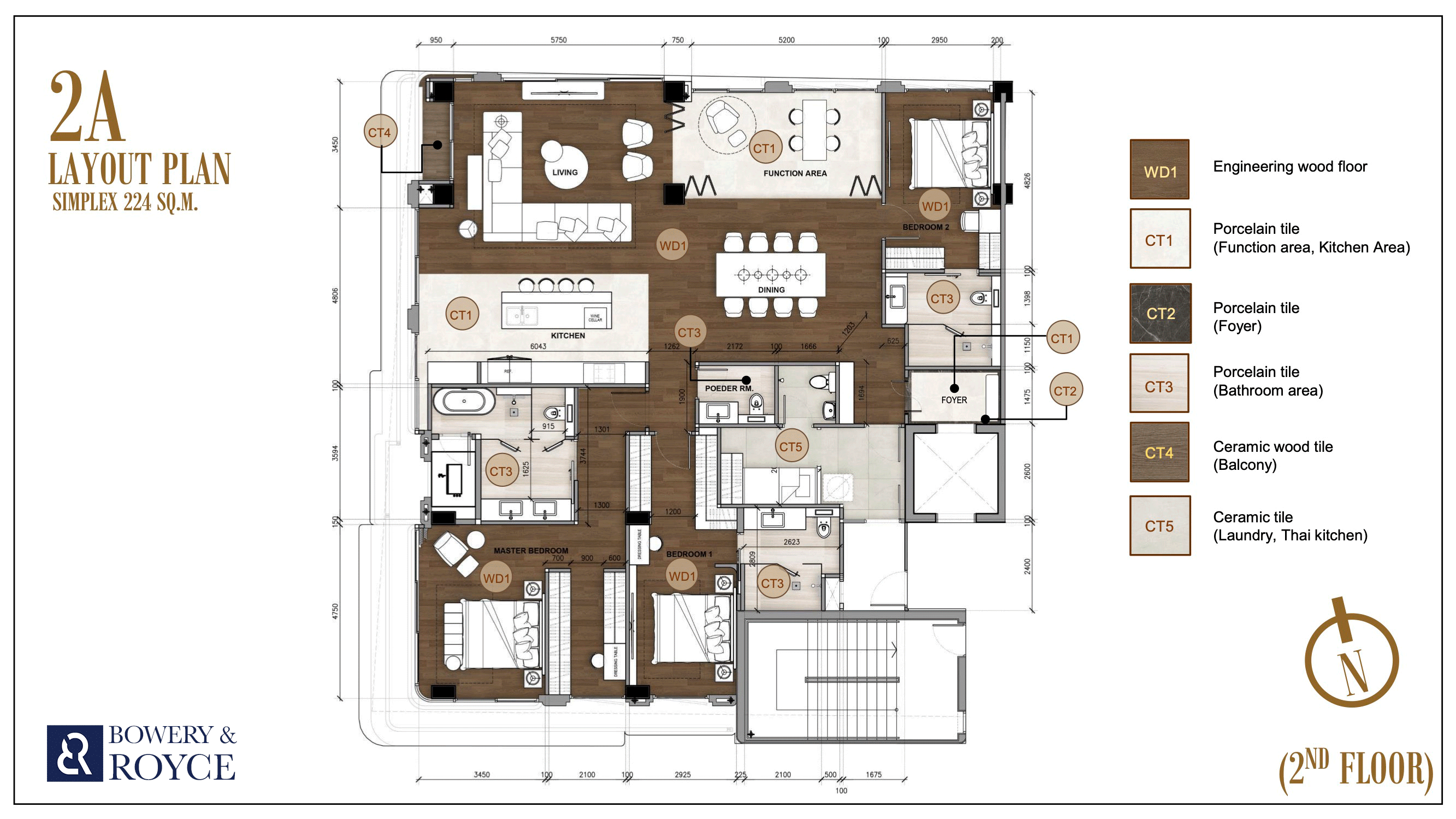 2A LAYOUT PLAN SIMPLEX 224 - 2nd floor