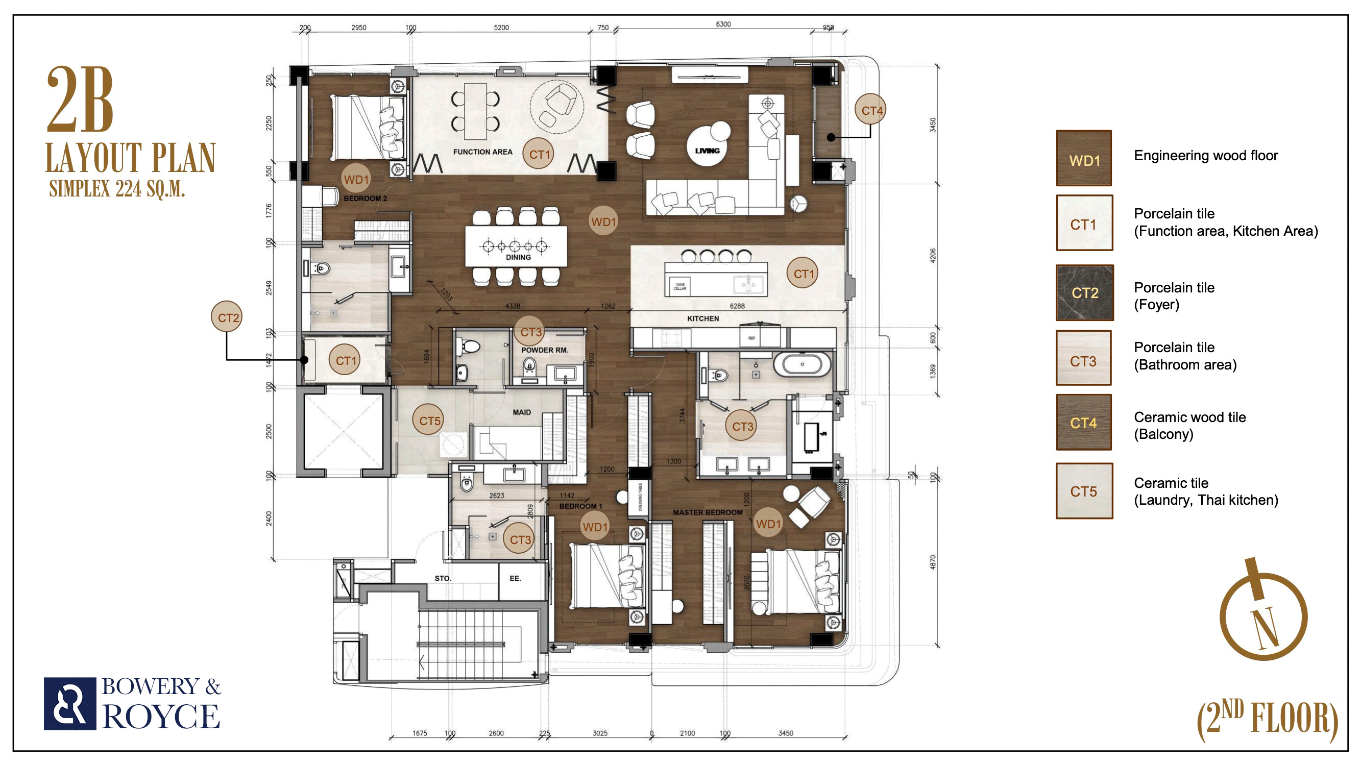 2B LAYOUT PLAN SIMPLEX 224 - 2nd floor